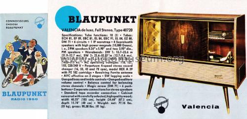 Valencia de luxe 40720; Blaupunkt Ideal, (ID = 2690087) Radio