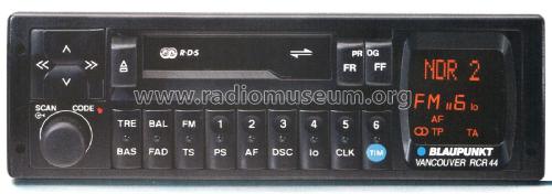 Vancouver RCR 44; Blaupunkt Ideal, (ID = 2053204) Car Radio