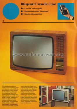 Väritelevisiot Musta-valkotelevisiot Stereolaitteet Matkaradiot Prospekt Finnland 1975; Blaupunkt Ideal, (ID = 2965318) Paper