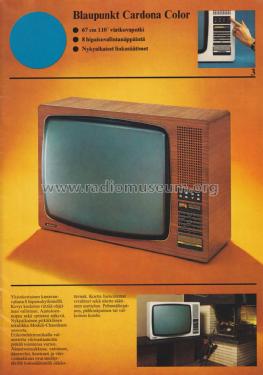 Väritelevisiot Musta-valkotelevisiot Stereolaitteet Matkaradiot Prospekt Finnland 1975; Blaupunkt Ideal, (ID = 2965319) Paper