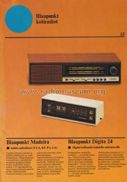 Väritelevisiot Musta-valkotelevisiot Stereolaitteet Matkaradiot Prospekt Finnland 1975; Blaupunkt Ideal, (ID = 2965333) Paper