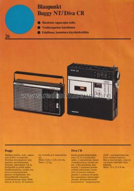 Väritelevisiot Musta-valkotelevisiot Stereolaitteet Matkaradiot Prospekt Finnland 1975; Blaupunkt Ideal, (ID = 2965344) Paper