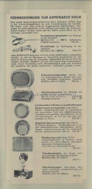 Verliebt in Blaupunkt Autoradio , Prospekt ; Blaupunkt Ideal, (ID = 2790022) Paper