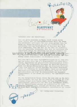 Verliebt in Blaupunkt Autoradio, Karte; Blaupunkt Ideal, (ID = 2866697) Paper