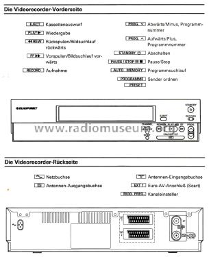 Video Cassette Recorder RTV-240; Blaupunkt Ideal, (ID = 2851858) R-Player