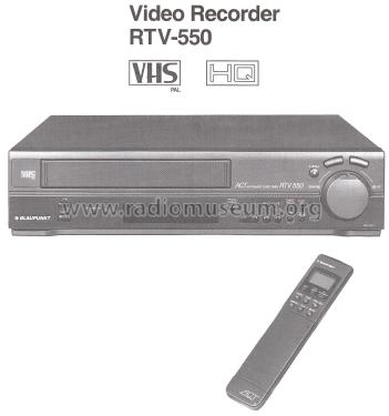 Video Cassette Recorder RTV-550; Blaupunkt Ideal, (ID = 2851917) R-Player