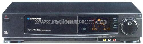 Video Cassette Recorder RTV-830 HiFi; Blaupunkt Ideal, (ID = 2851514) R-Player