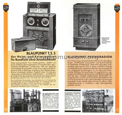 Was die Welt funkt hör mit Blaupunkt Prospekt 1931; Blaupunkt Ideal, (ID = 3087842) Paper