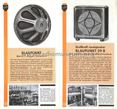 Was die Welt funkt hör mit Blaupunkt Prospekt 1931; Blaupunkt Ideal, (ID = 3087846) Paper