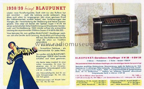 Was die Welt funkt hör mit Blaupunkt Prospekt 1938/39; Blaupunkt Ideal, (ID = 3088834) Paper