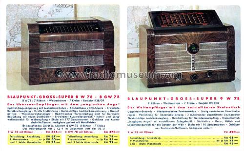 Was die Welt funkt hör mit Blaupunkt Prospekt 1938/39; Blaupunkt Ideal, (ID = 3088837) Paper