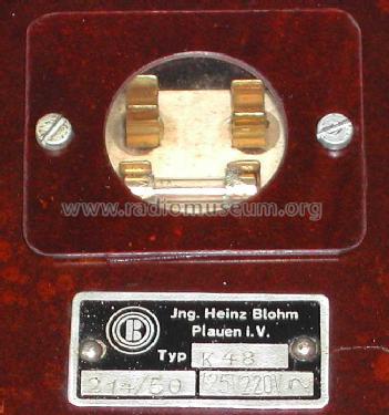 Universalprüfgerät K48; Blohm, Ing. Heinz; (ID = 502059) Equipment