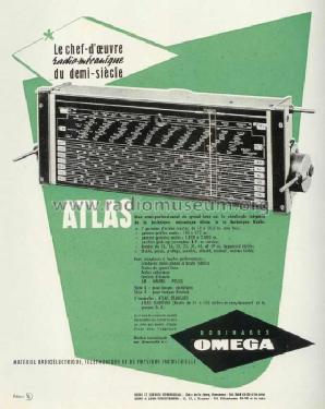 Bloc Atlas 9 gammes Série B; Oréga / Oméga (ID = 2132288) mod-past25