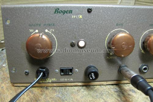 Amplifier FP17; Bogen -Presto, David (ID = 2005501) Ampl/Mixer