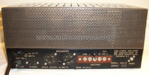 CHA33 Series E-117; Challenger Amplifier (ID = 1907782) Ampl/Mixer