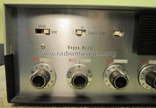 P.A. Amplifier MX30; Bogen -Presto, David (ID = 1403678) Ampl/Mixer