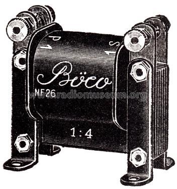 Nf-Transformator 1:4 NF 26; Böhme & Co. Böco; (ID = 2864050) Radio part