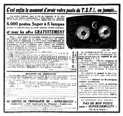 Super-Gratuit ; Bonnefont, A. (ID = 2672169) Radio