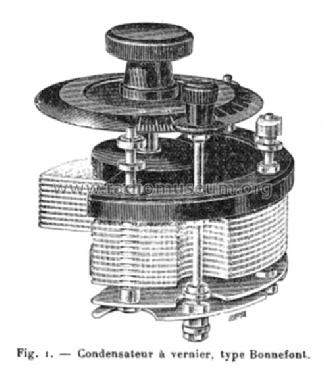 Condensateur à vernier ; Bonnefont, A. (ID = 1674309) Radio part