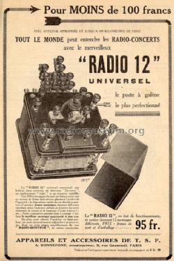 Radio 12 Universel ; Bonnefont, A. (ID = 756105) Galène