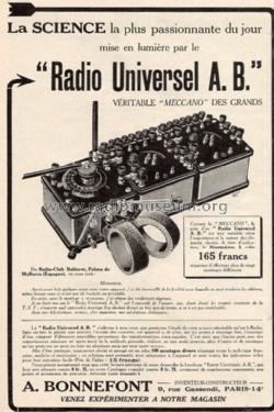 Radio Universel AB ; Bonnefont, A. (ID = 757917) Radio