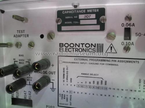 Capacitance Meter 72A; Boonton Electronics (ID = 3066156) Equipment