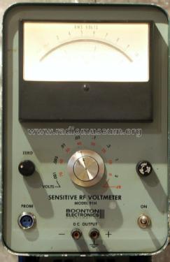 Sensitive RF Voltmeter 91H; Boonton Electronics (ID = 1432015) Ausrüstung