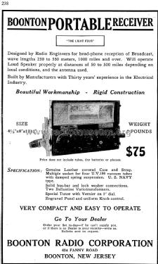 Boonton Portable Receiver ; Boonton Radio Corp.; (ID = 1404516) Radio