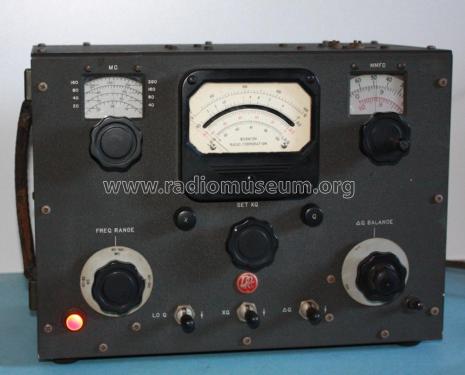 Q Meter 190A Equipment Boonton Radio Corp.; Boonton