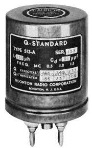 Q-Standard - Inductor 513A; Boonton Radio Corp.; (ID = 1248687) Equipment