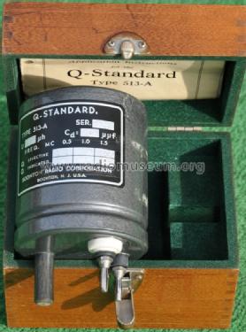 Q-Standard - Inductor 513A; Boonton Radio Corp.; (ID = 1564453) Equipment