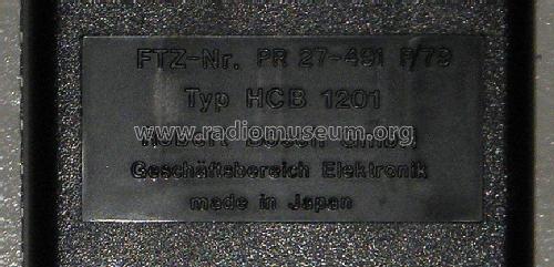 Handfunkgerät HCB 1201; Bosch; Deutschland (ID = 2172713) Citizen