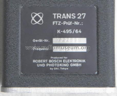 TRANS 27 ; Bosch; Deutschland (ID = 1117914) Citizen