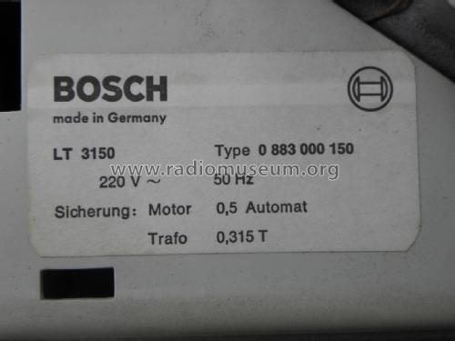 Videobandgerät LT3151 0 883 000 150; Bosch; Deutschland (ID = 1949649) Ton-Bild
