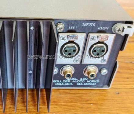 Stereo Power Amplifier 160; Boulder Audio Works, (ID = 3026301) Ampl/Mixer