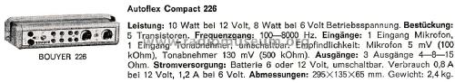 Autoflex Compact 6/12 V 226; Bouyer, Paul (ID = 2824968) Verst/Mix