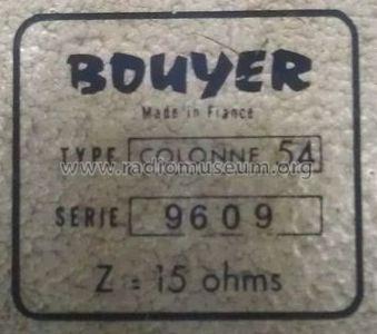 Colonne Stentor Fuseau 54; Bouyer, Paul (ID = 1168857) Speaker-P