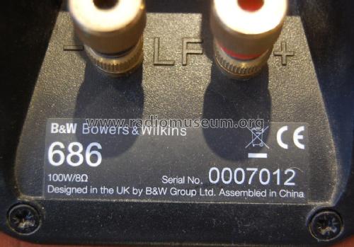 2-Way loudspeaker 600 Series - 686; Bowers & Wilkins B&W (ID = 2995707) Parlante