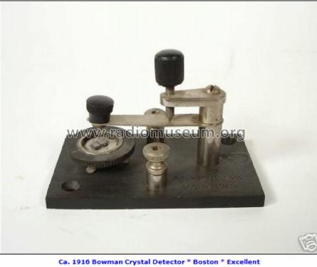 Vertical Crystal Detector ; Bowman & Co., A.W.; (ID = 1003157) Radio part