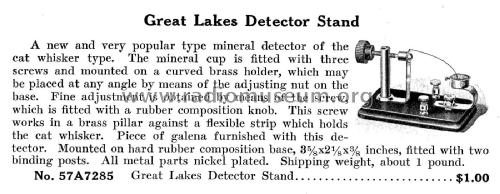 Great Lakes Detector Stand ; Bowman & Co., A.W.; (ID = 1960613) Radio part