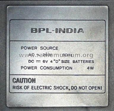 Radio/cassette recorder M2800-2H; BPL-India; Bangalore (ID = 2316227) Radio