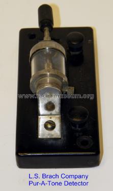 Pur-A-Tone Crystal Detector Stand ; Brach Mfg. Co.,L.S.; (ID = 1441606) Radio part