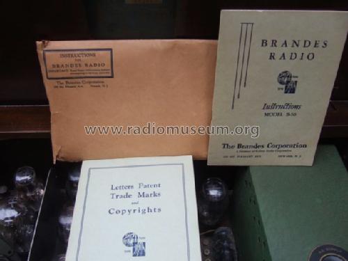 B-10 ; Brandes Products (ID = 1302435) Radio
