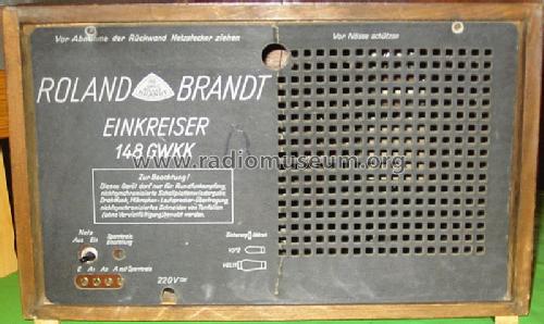 148GWKK; Brandt Roland Brandt (ID = 50575) Radio