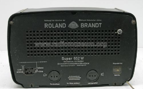 652W; Brandt Roland Brandt (ID = 1385353) Radio