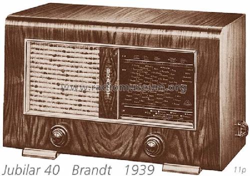 Jubilar 40GWK; Brandt Roland Brandt (ID = 150) Radio