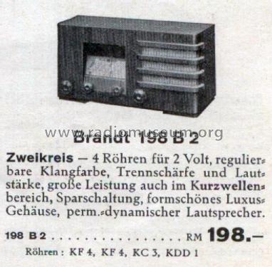 198B2; Brandt Roland Brandt (ID = 2817285) Radio