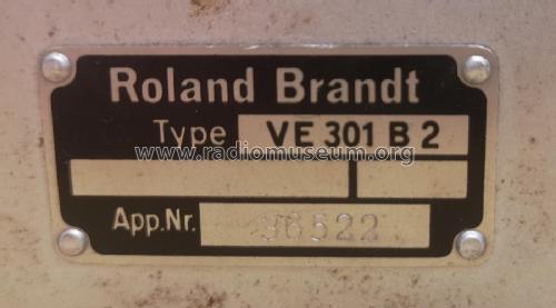 VE301B2; Brandt Roland Brandt (ID = 3053815) Radio