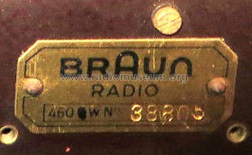 Super 460 460W; Braun; Frankfurt (ID = 2090884) Radio