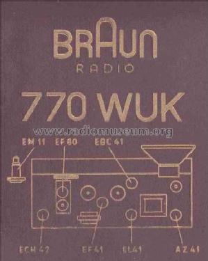 770WUK; Braun; Frankfurt (ID = 109538) Radio